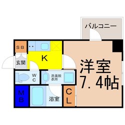 ヴィークブライト名古屋東別院の物件間取画像